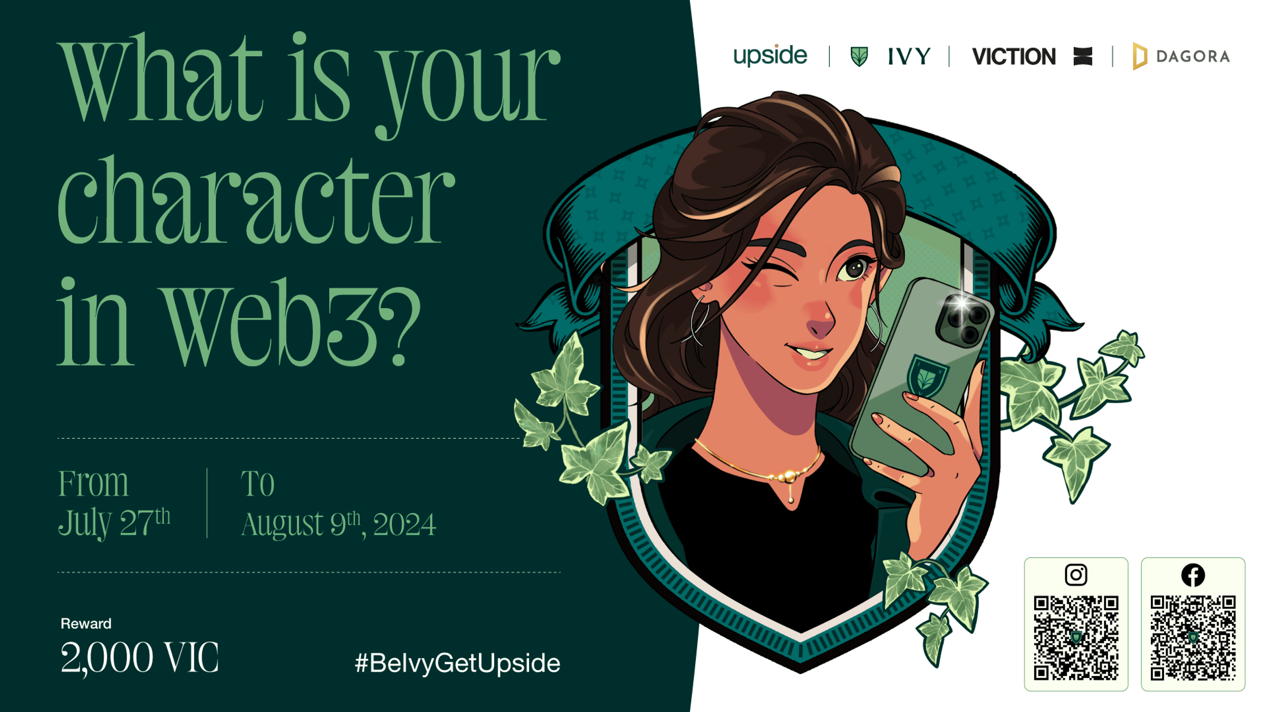 Sự kiện What is your character in Web3? #BeIvyGetUpside